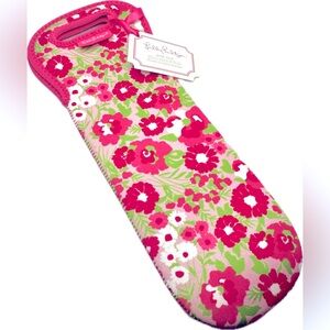 LILLY PULITZER WINE TOTE/ Carrier bag, NWT, Multicolored Floral Design